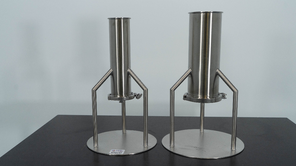Image of Stainless Steel Cylinder with Lower Dispensing Port - Quantity 2